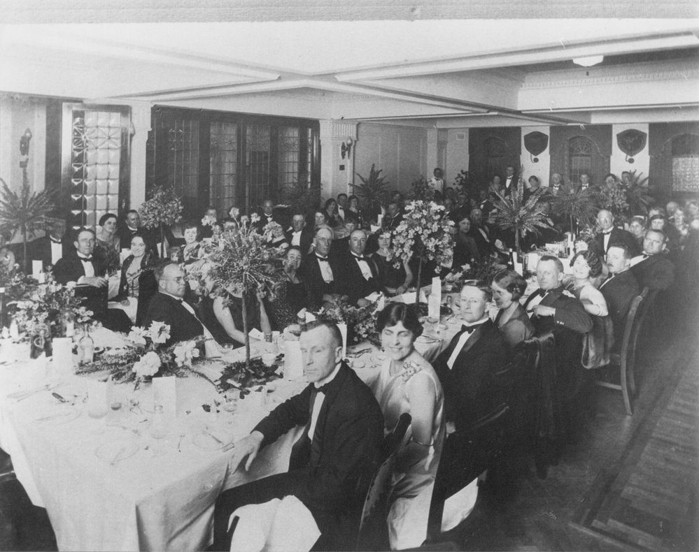 Members of Manly Council at the official opening dinner of the Hotel Manly, Manly, September 25, 1926