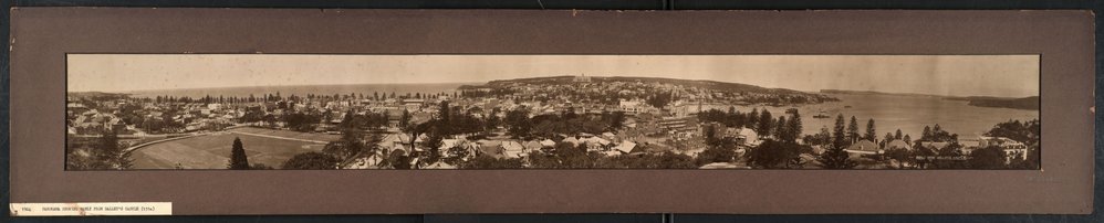 Panoramic view over Manly, taken from Dalley's Castle, 11 March 1924
