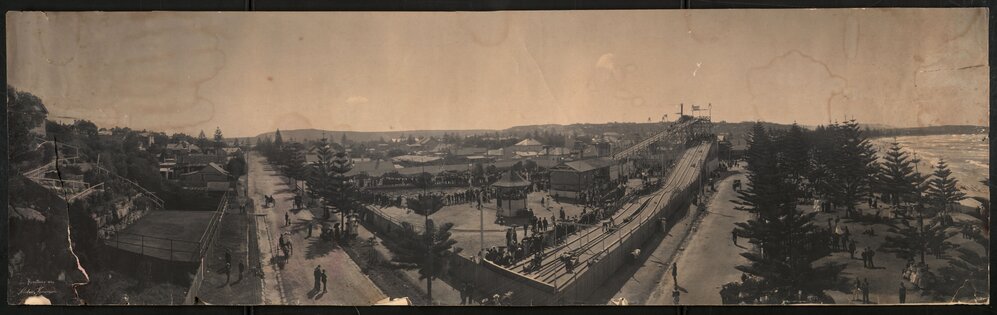 Panoramic view of the Manly Water Chute, South Steyne, Manly, c1905