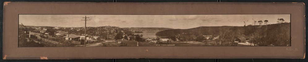 Panoramic view of North Harbour and Balgowlah, Balgowlah, c1924
