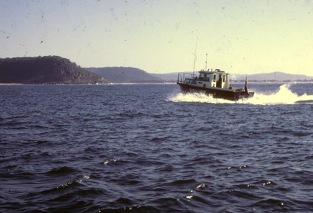 Police boat on Pittwater