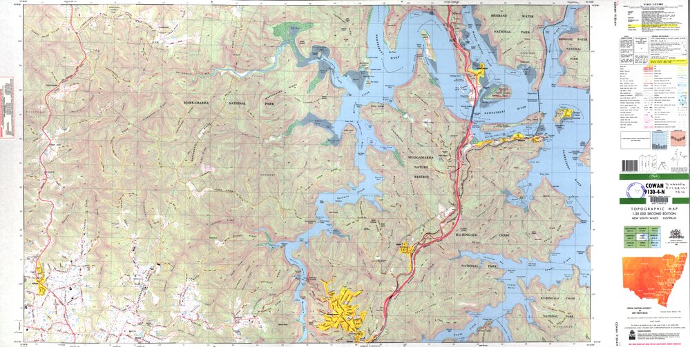 Topographic Map of Cowan