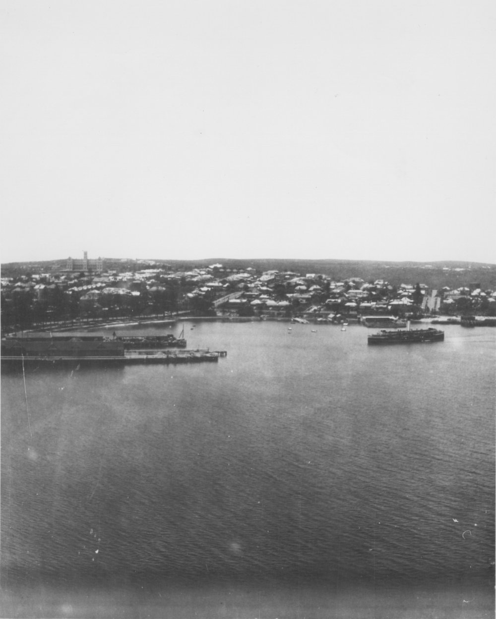 Manly Cove, with Manly Wharf and Eastern Shore and Hill, Manly, 1920