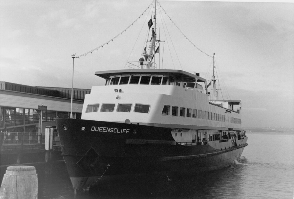 Manly ferry 'Queenscliff' at Manly Wharf, Manly, 1992