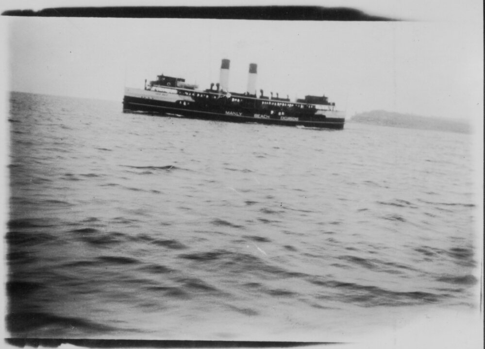 Manly ferry, MV Dee Why, Sydney Harbour, 1933