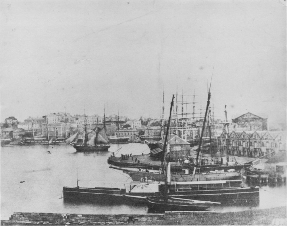 Manly Steamer, Phantom, Circular Quay, Sydney, 1870
