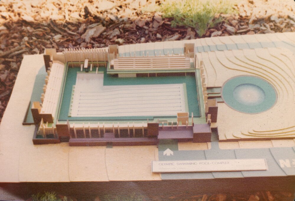 Architectural models of Warringah Aquatic Centre