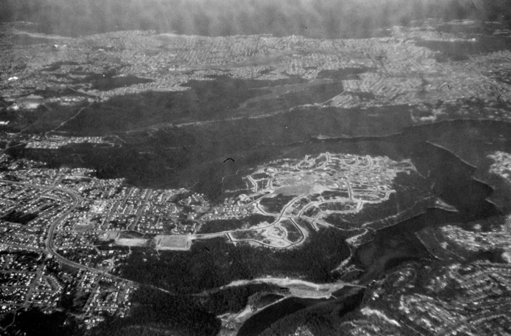 Aerial photograph of Forestville and Killarney Heights