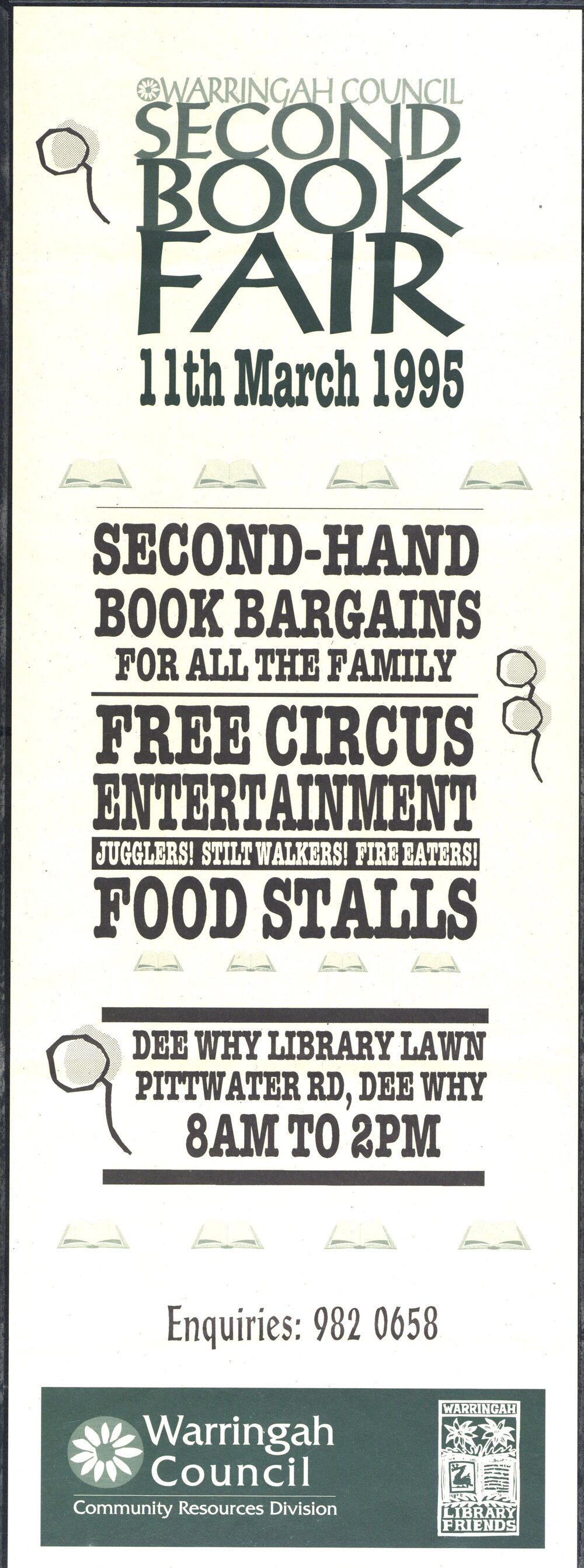 Warringah Council Second Book Fair 1995