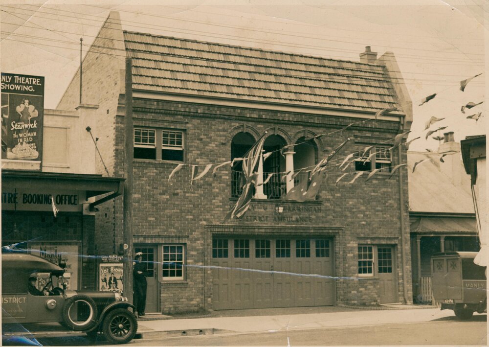 Manly Ambulance Station, Raglan Street, Manly, 1936