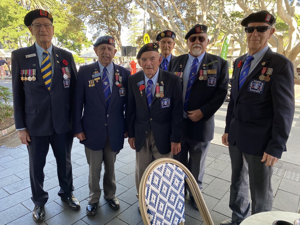 Members of the Sydney Northern Beaches Sub Branch Anzac Day 2023, Manly