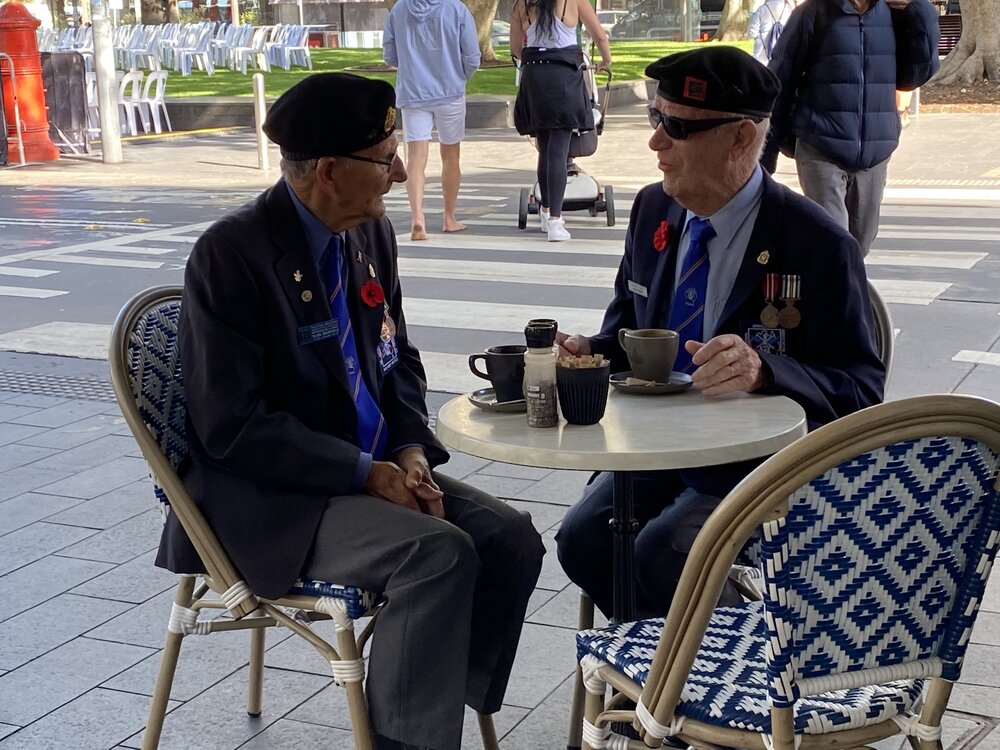 Members of the Sydney Northern Beaches Sub Branch Anzac Day 2023, Manly