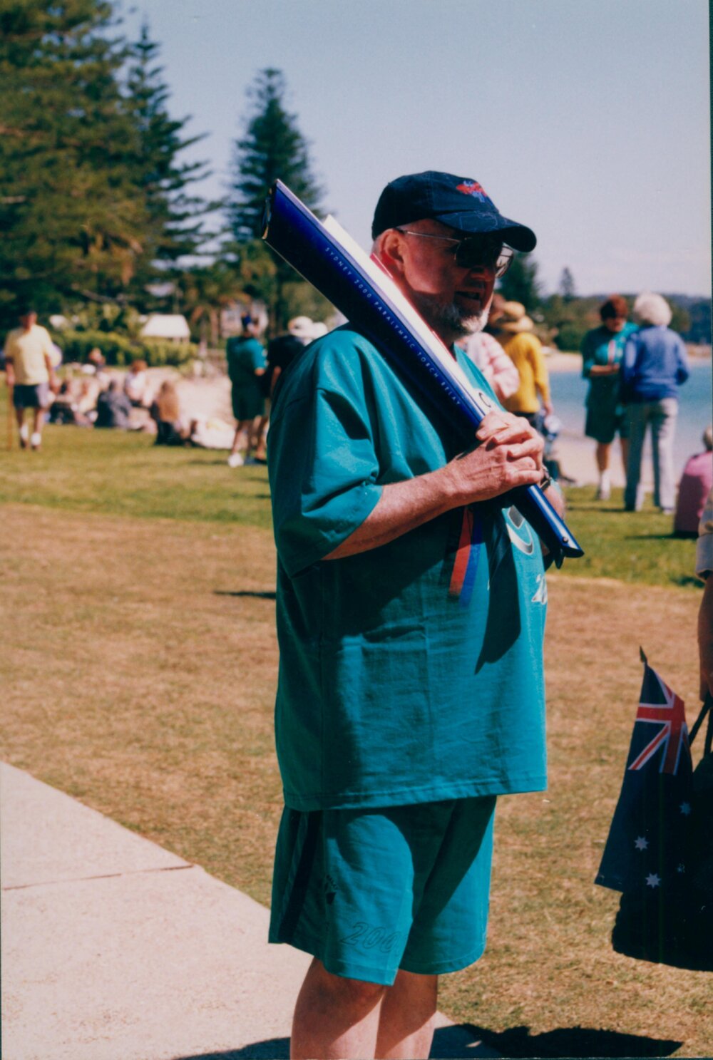 Paralympic torch bearer Thomas Keneally Palm Beach