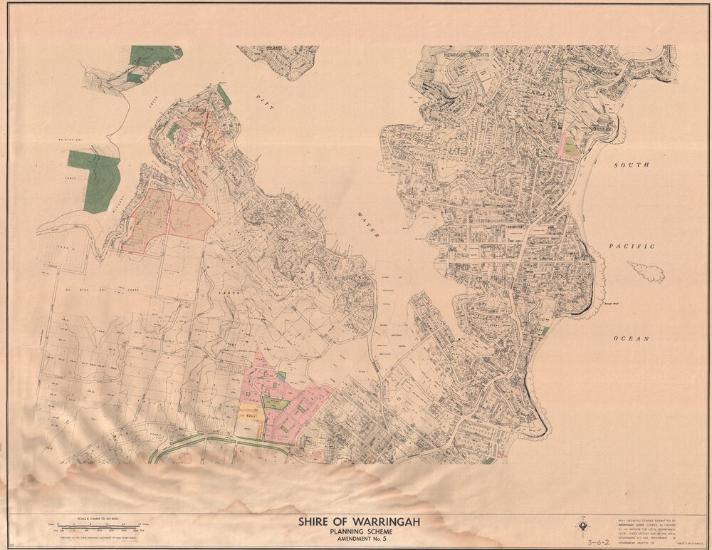 Shire of Warringah Planning Scheme 1967, sheet 3 of 10