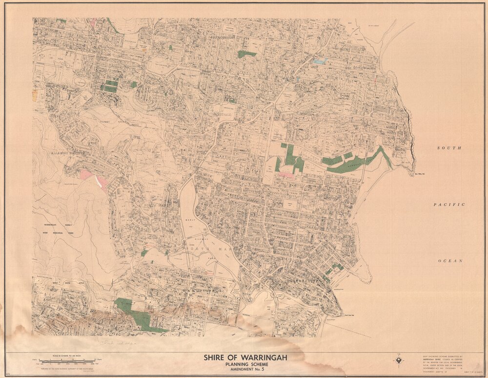 Shire of Warringah Planning Scheme 1967, sheet 7 of 10