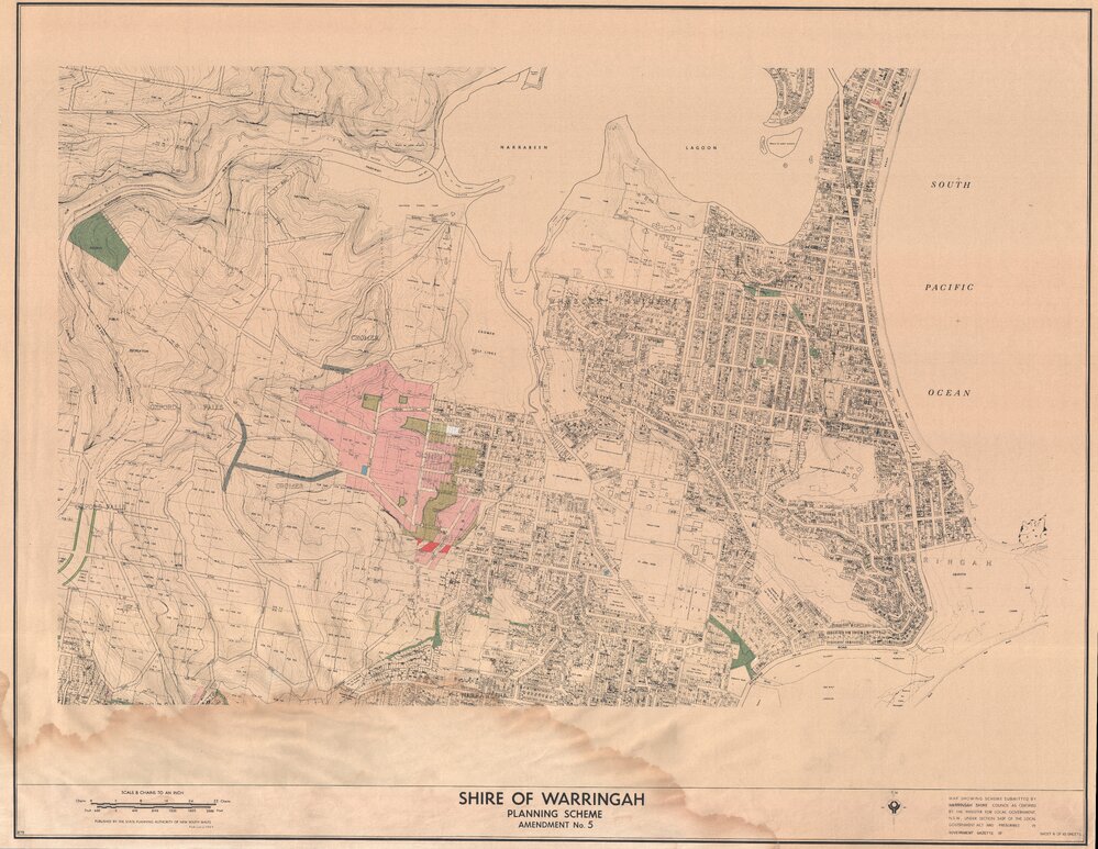 Shire of Warringah Planning Scheme 1967, sheet 6 of 10