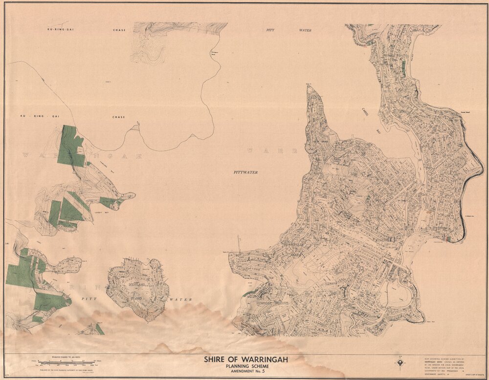 Shire of Warringah Planning Scheme 1967, sheet 2 of 10