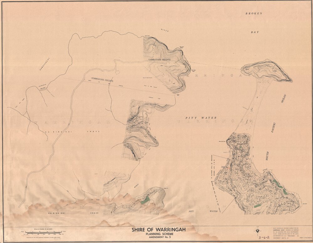 Shire of Warringah Planning Scheme 1967, sheet 1 of 10