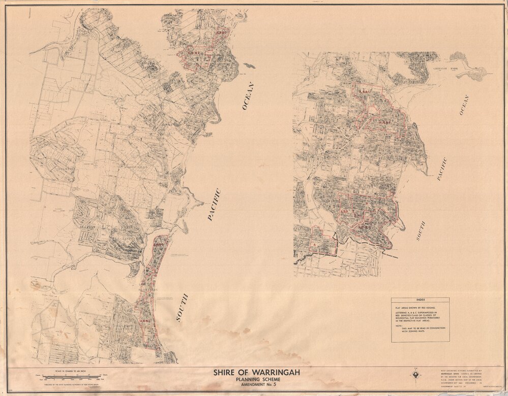 Shire of Warringah Planning Scheme 1967, sheet 10 of 10