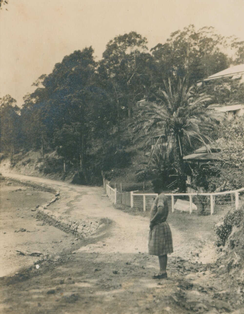 End of Quarter Sessions Road at Rostrevor, Church Point.