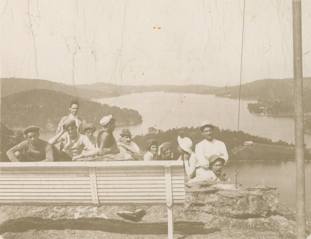 Picnic above Lovett Bay