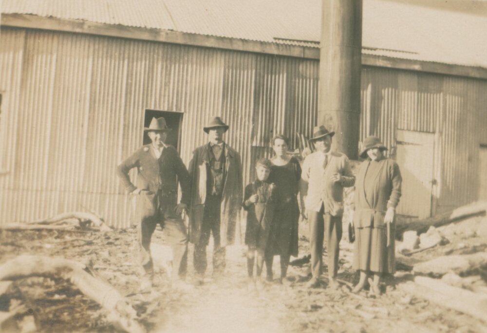 Outside the Crago Flour Mill, Bathurst.