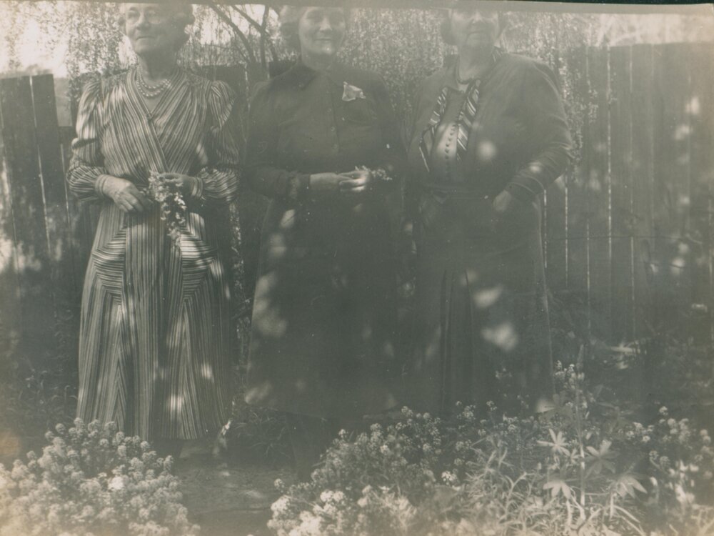 Rachel Ireland, Violet Carter, and Eva Crago, Bayview.