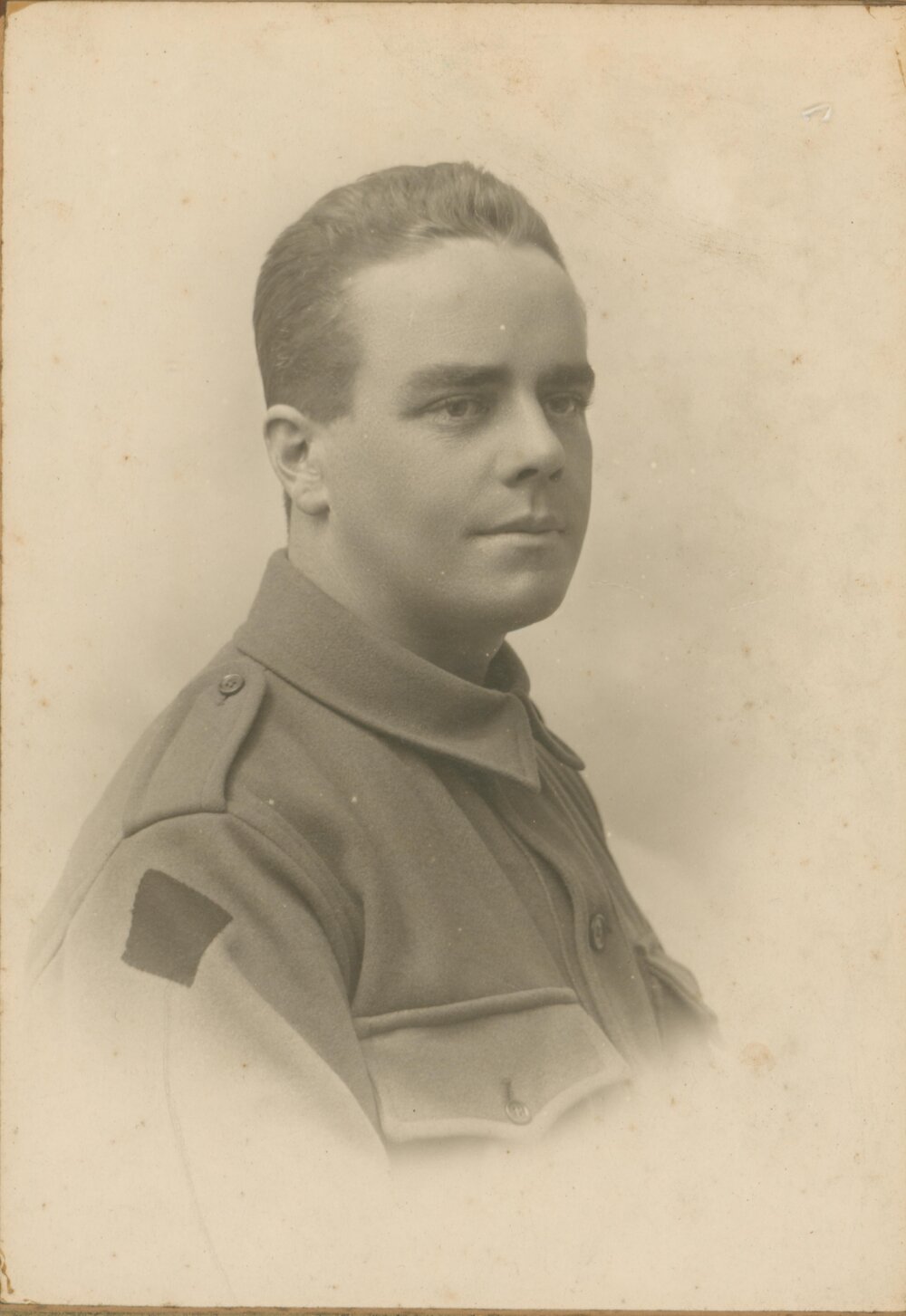 Portrait of Vic Carter in AIF Uniform