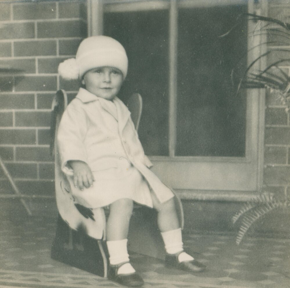 Ken Carter as a young child