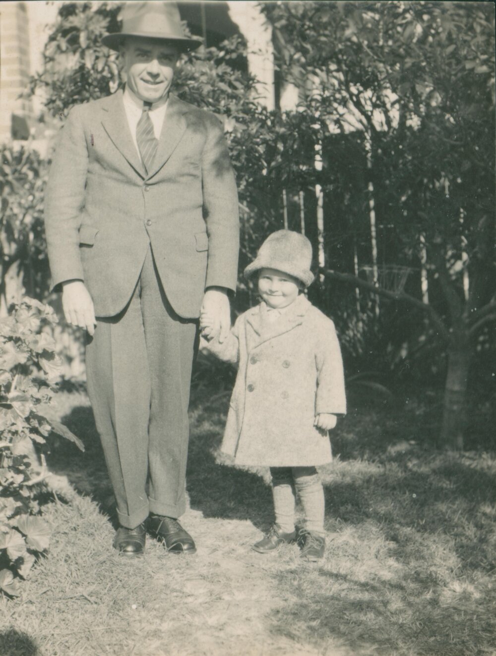 Vic Carter and his son Ken, Kensington.