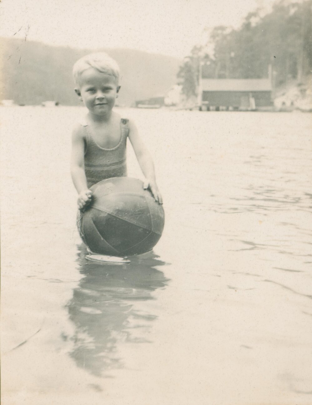 Ken Carter swimming at Church Point