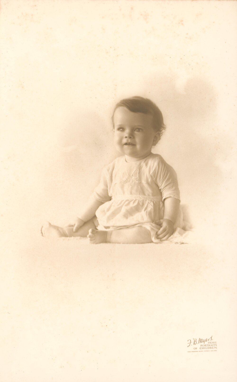Terry Carter as a baby