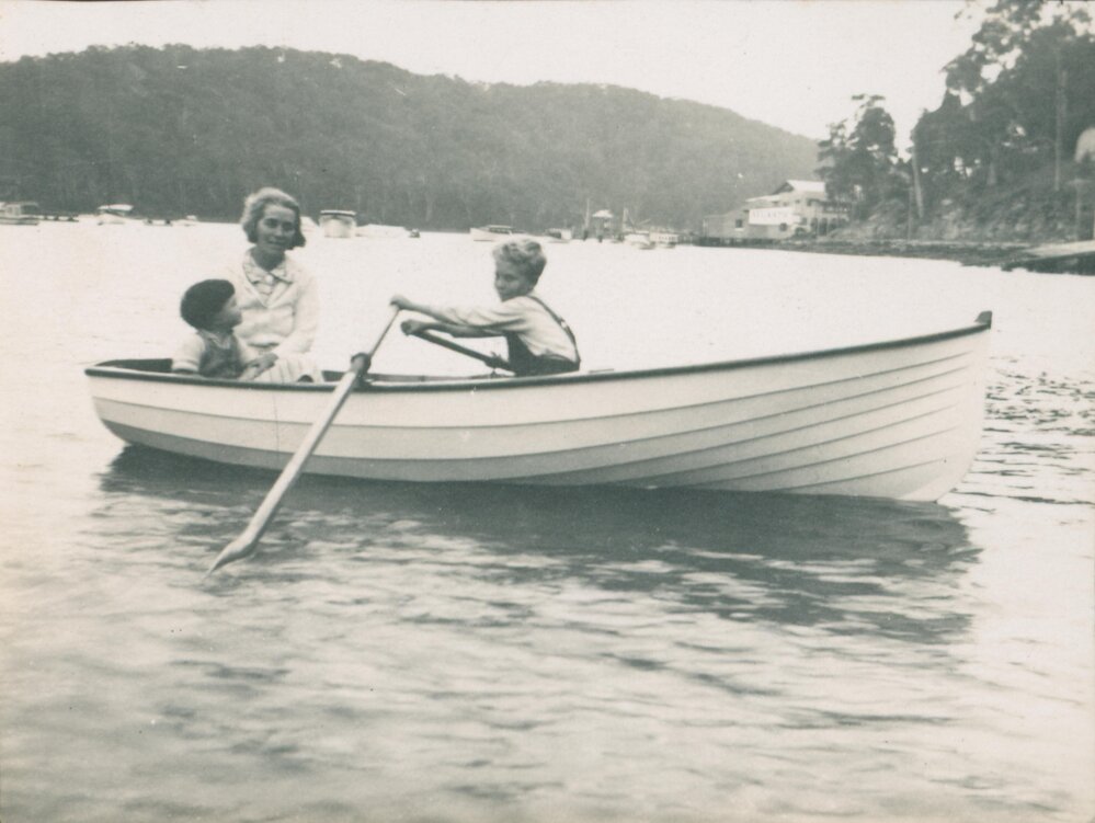 Violet, Ken, and Terry Carter, Church Point.
