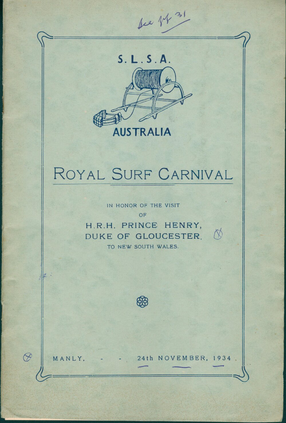 The Surf Life Saving Association of Australia, Royal Surf Carnival, Manly