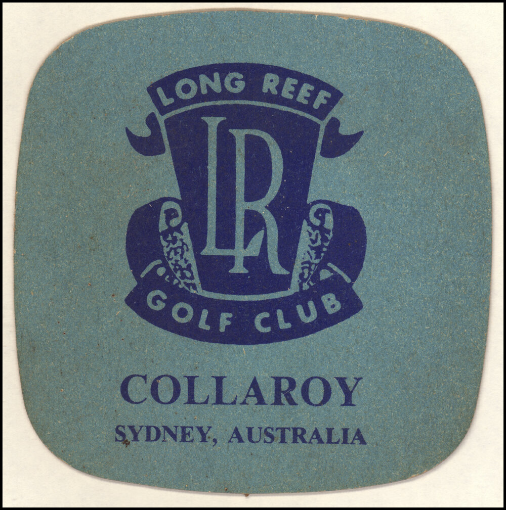 Drink coaster from Long Reef Golf Club, Collaroy
