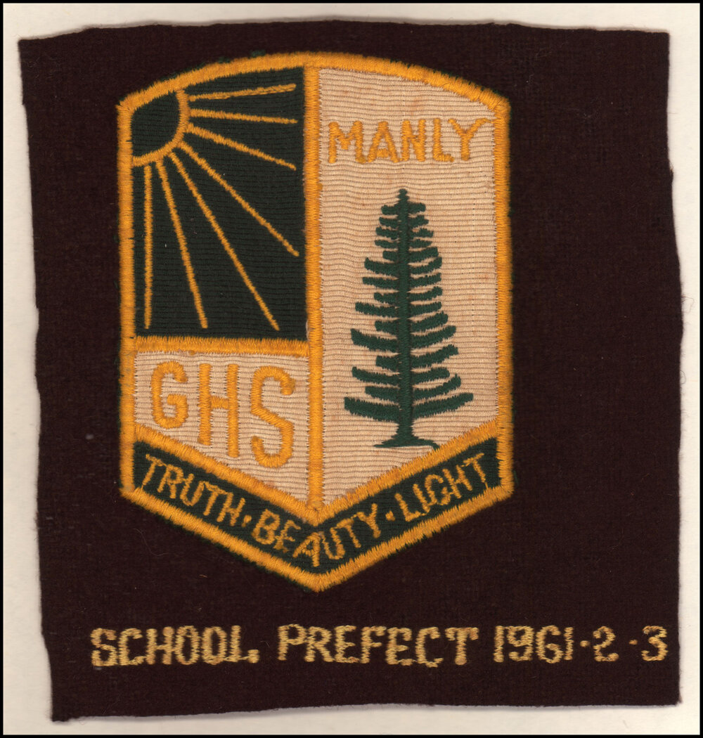 Manly Girls High, Freshwater,  Prefect Badge