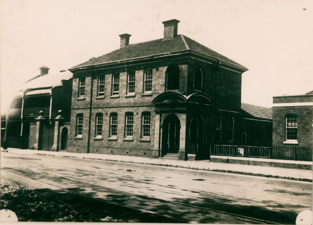 Newly erected police station, Belgrave Street, Manly, 1925