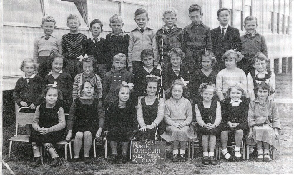 Curl Curl North Infants School, 2nd Class 1953