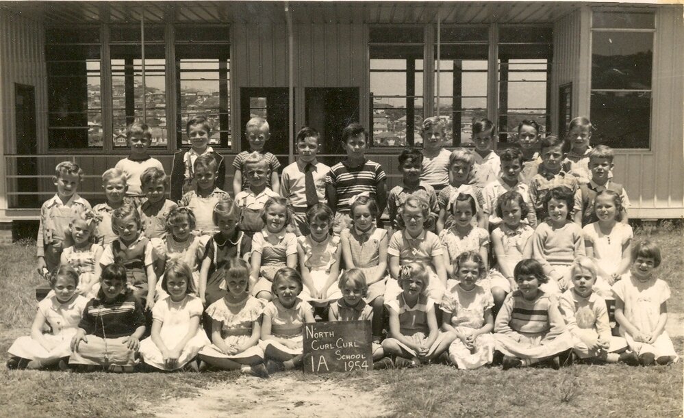 Curl Curl North Infants School, Class 1A 1954
