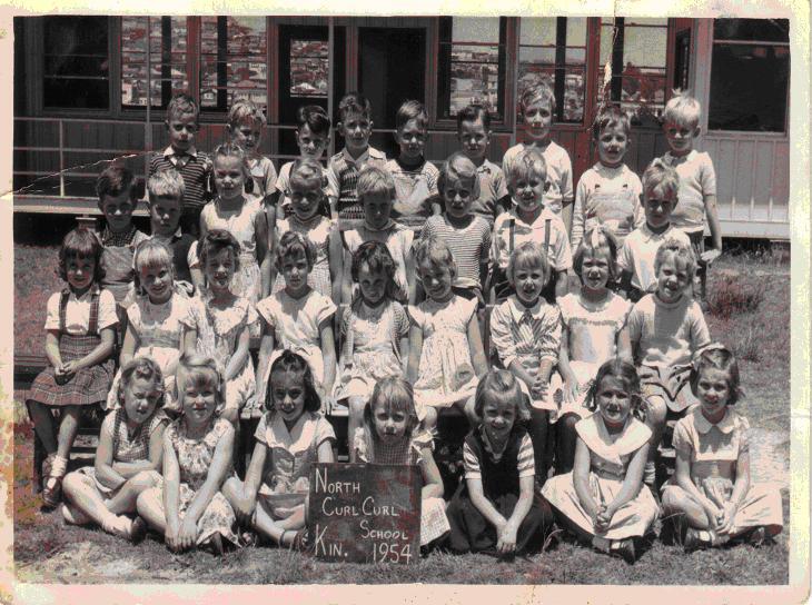 Curl Curl North Infants School, Kindergarten Class 1954