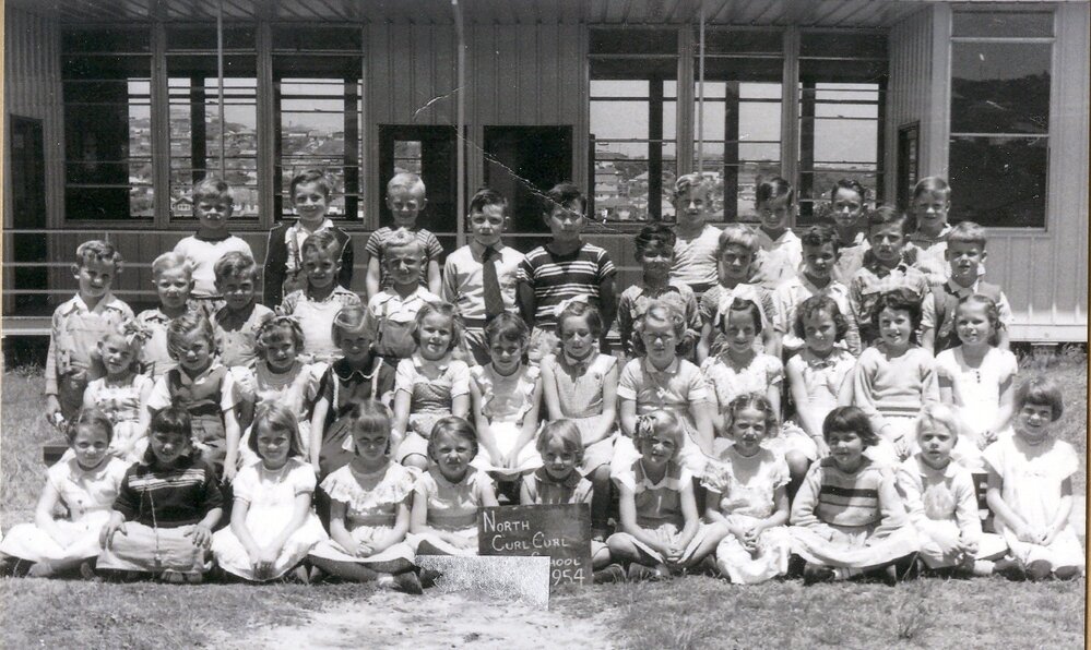 Curl Curl North Infants School, class portrait 1954