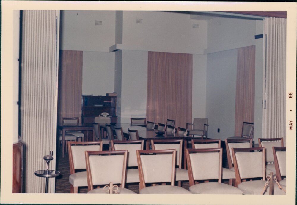 Rooms in the Manly Council Chambers, Belgrave Street, Manly, May 1966