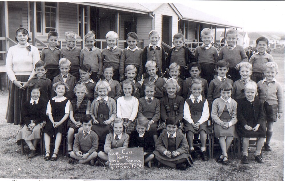 Curl Curl North Primary School, Upper Kindergarten and 1st Class of 1956