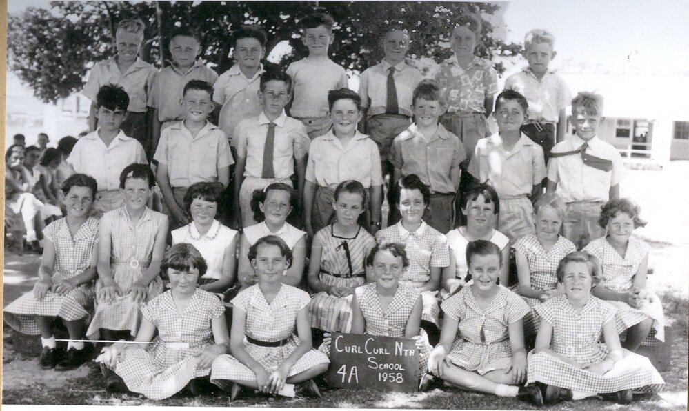 Curl Curl North Primary School, Class 4A of 1958