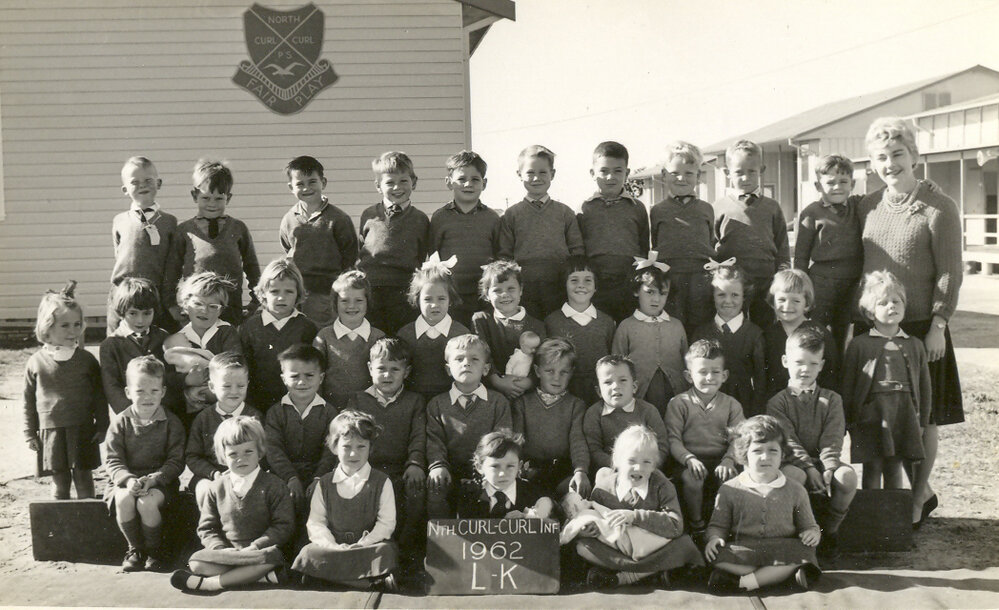 Curl Curl North Primary School, Lower Kindergarten Infants Class of 1962