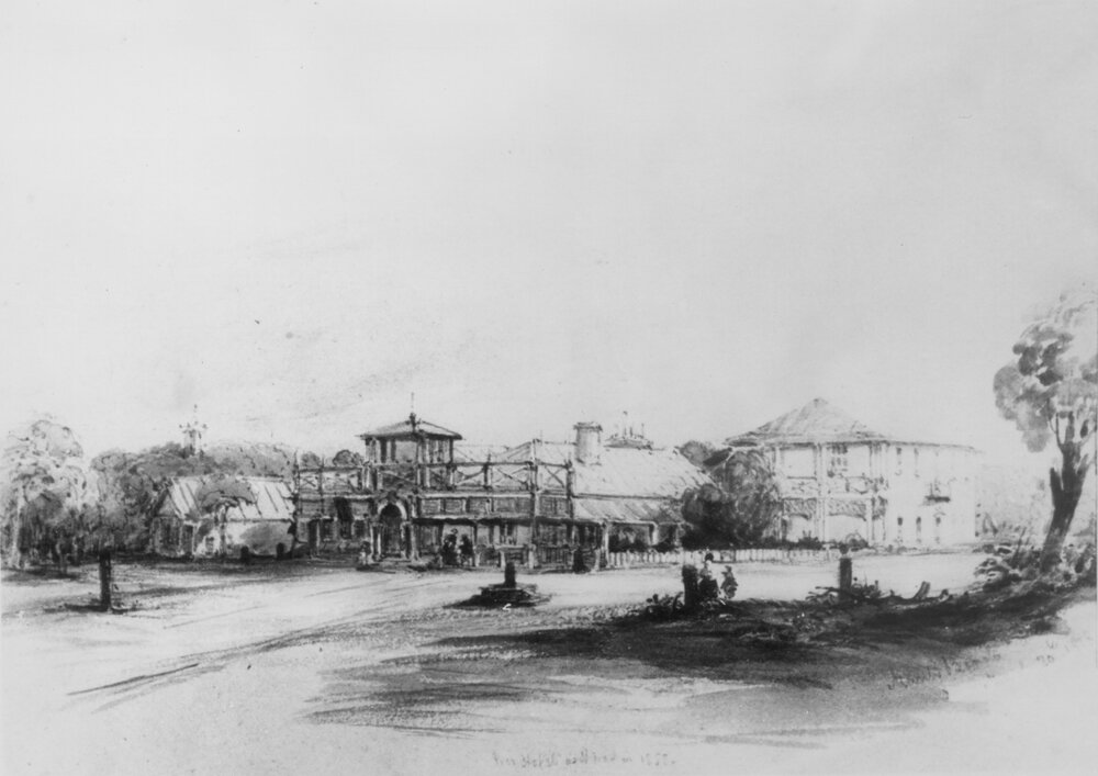 Pier Hotel, Manly, c1858