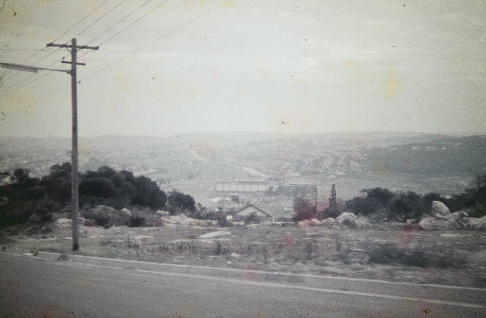 View from Beacon Hill Road, towards Warringah Mall, Brookvale