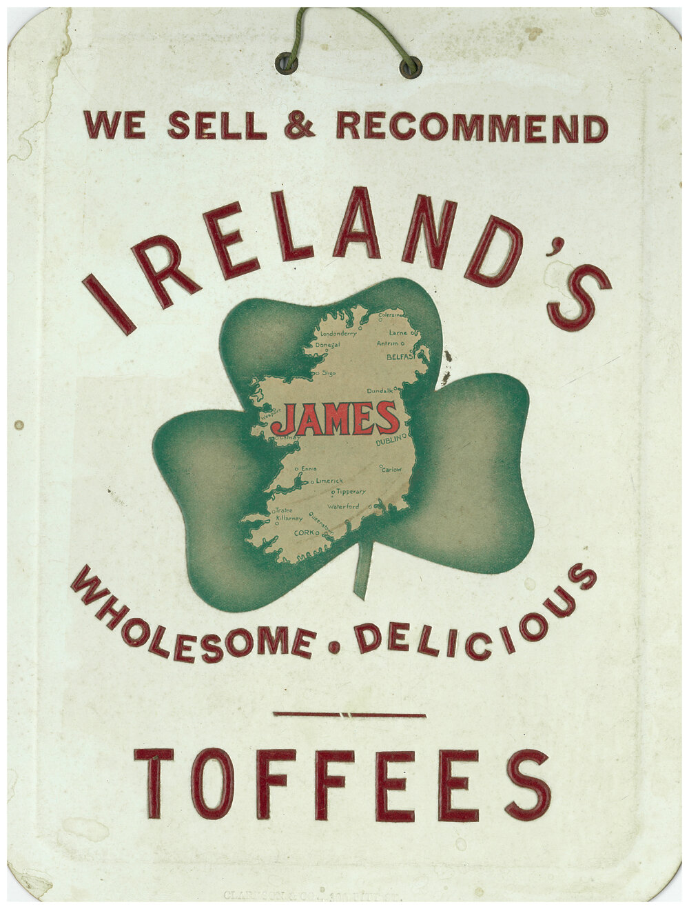 Ireland's Toffees Poster 2