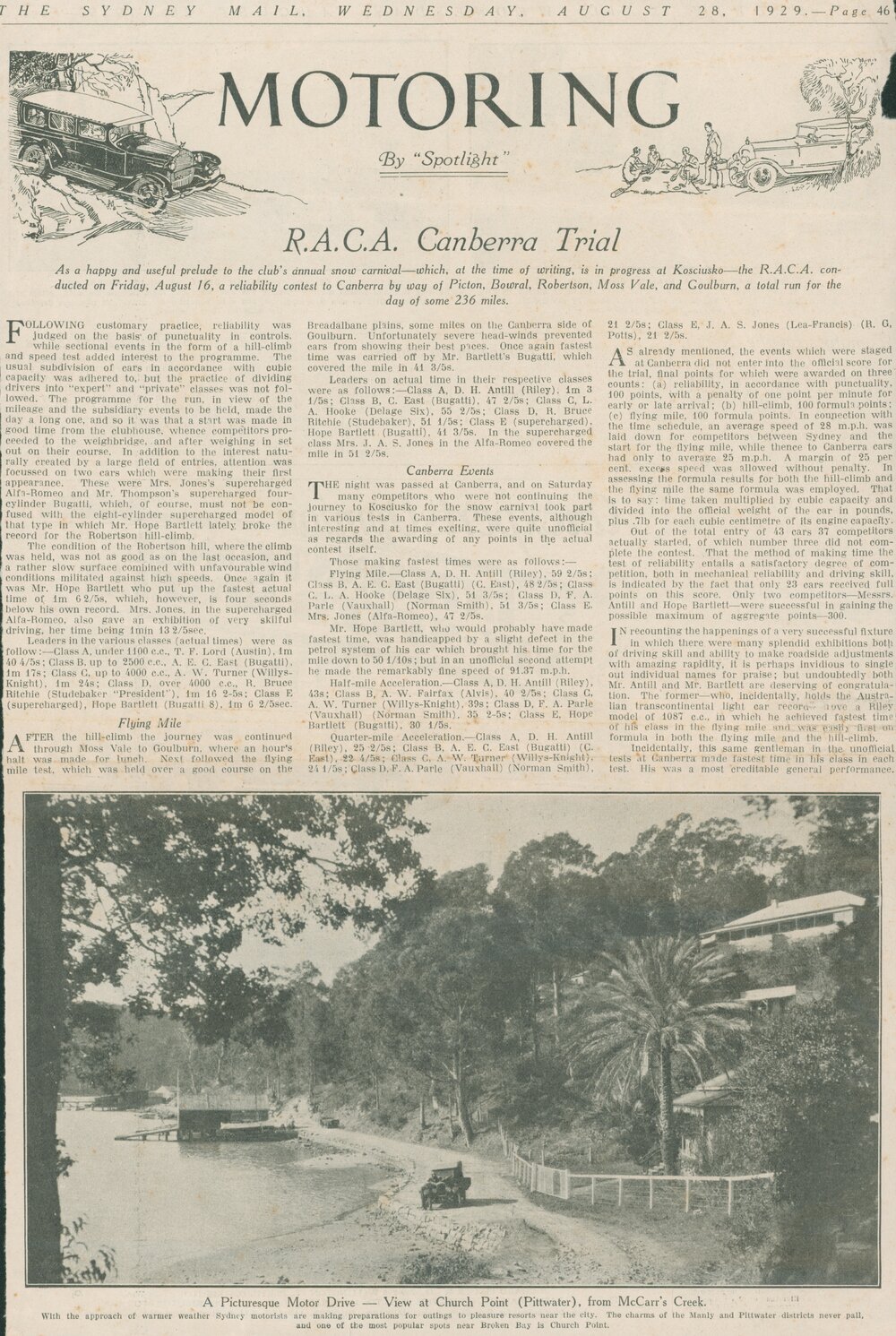 Rostrevor on McCarrs Creek Road, Church Point.