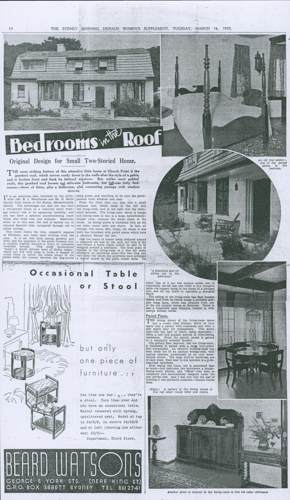 Koala Cottage Pittwater Road Bayview - Bedrooms in the Roof, Church Point